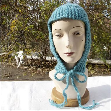 Custom Made Knit Alpaca Hood