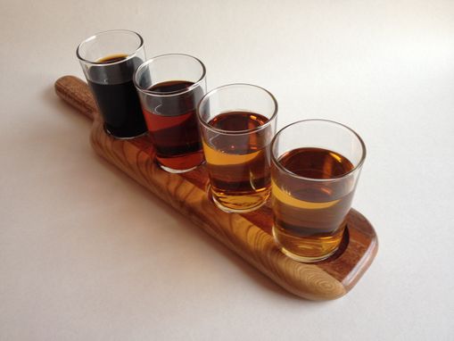 Custom Made Flight Paddles - Dessert/ Bloody Mary/ Beer/ Whiskey Tasting Paddles