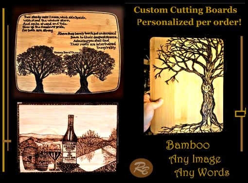 Custom Made Cutting Board, Personalized, Bamboo, Ash, Anniversary Gift, House Warming Gift