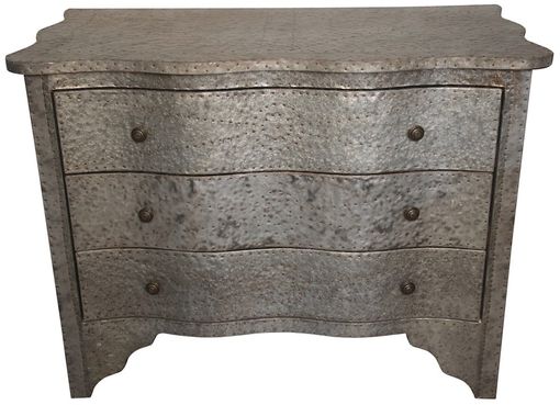 Custom Made Gina Small Distressed Zinc Dresser