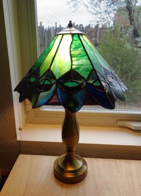 Custom Made Peacock Feather Lamp