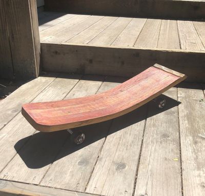Custom Made Wine Barrel Skateboard