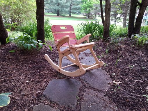 Custom Made Hand Crafted Childs Rocking Chair