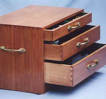 Custom Made Solid Cherry Small Chest