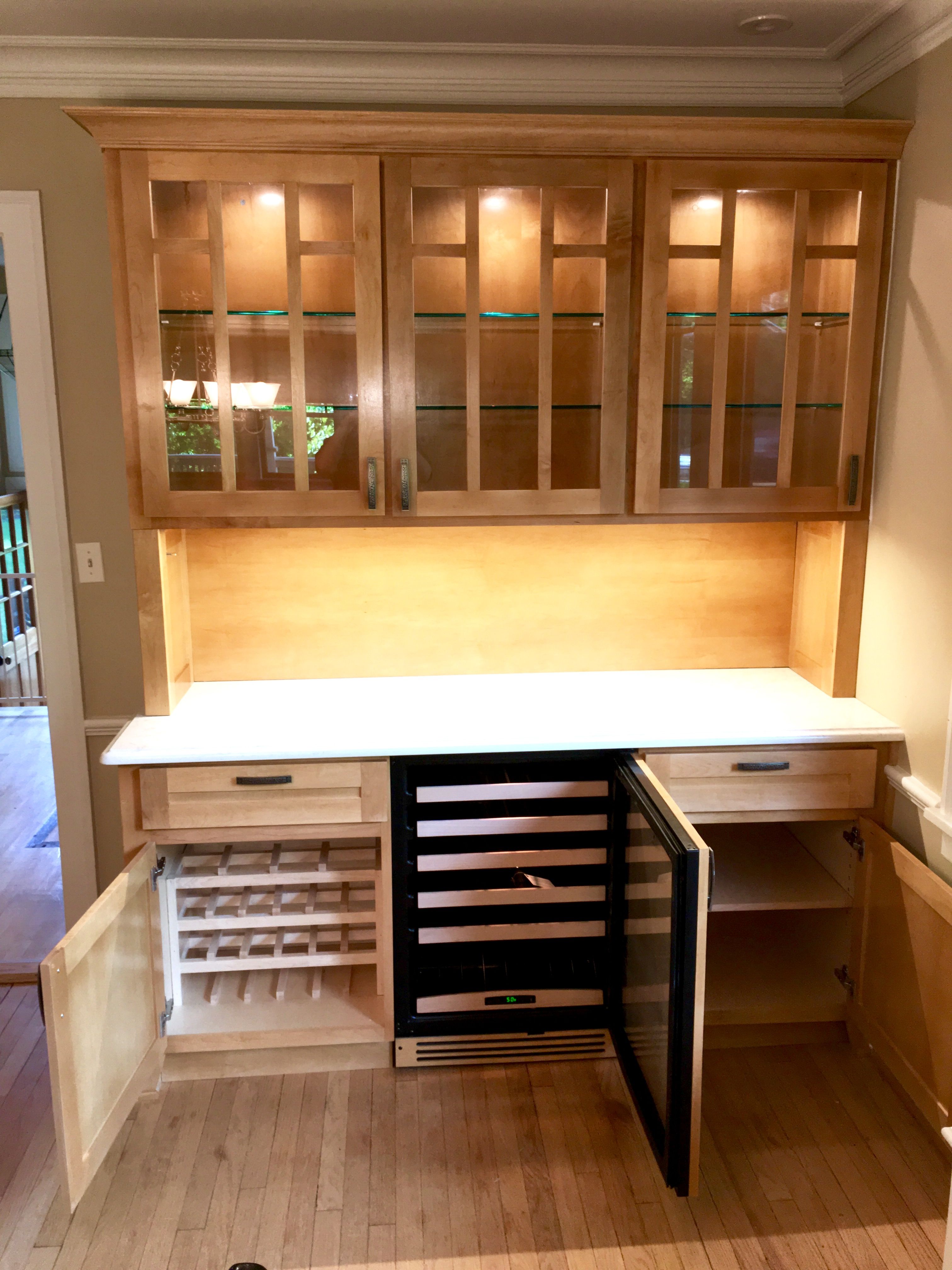 Handmade Craftsman Style Hutch by Built Custom Carpentry