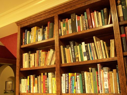 Custom Made Built-In Library Bookcases