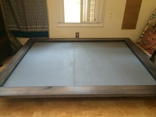 Custom Made "Floating" Platform Bed (Bedframe)