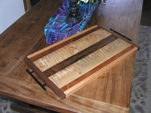 Custom Made Three Wood Serving Tray
