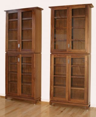 Custom Made Enclosed Bookcase