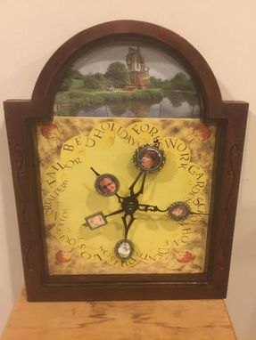 Custom Made Molly Weasley's Clock Customized With Your Family Photos From Harry Potter -Lite