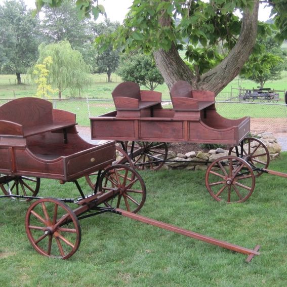 Custom Jumbo Size Amish Buckboard by Mini Wedding Wagons | CustomMade.com