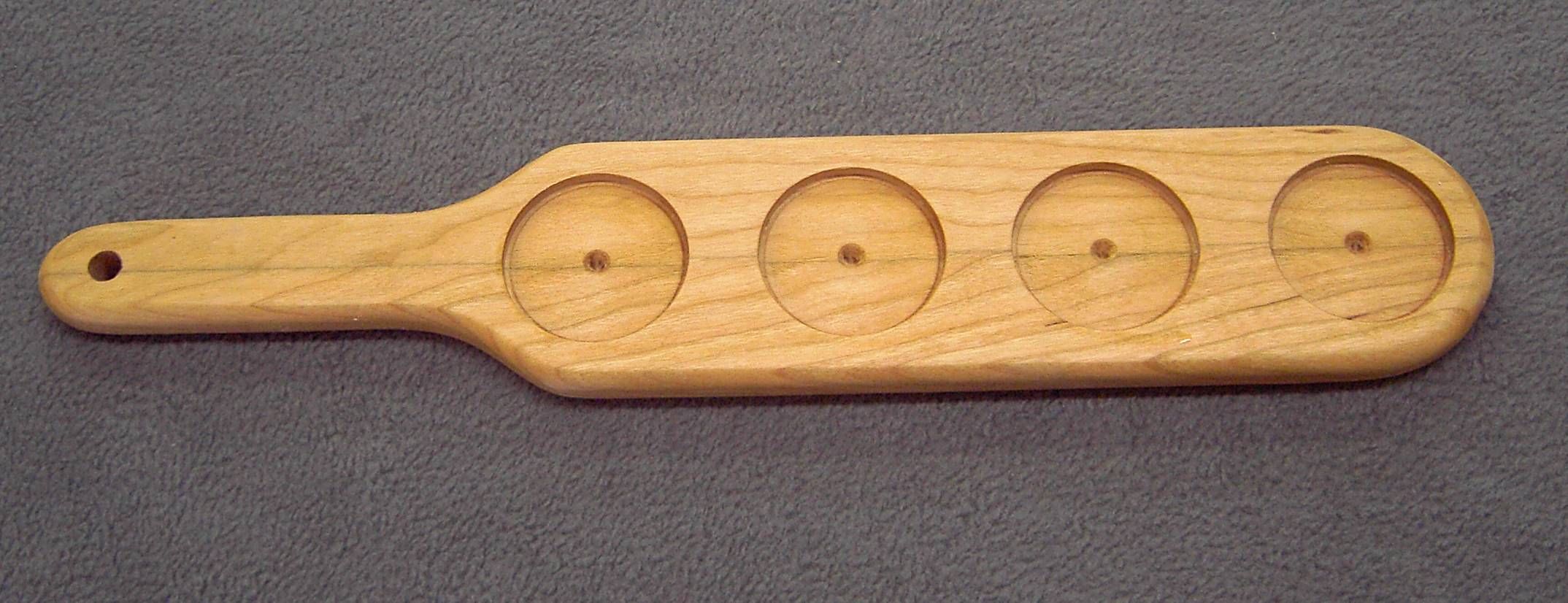 Buy Handmade Shot Glass Paddle, made to order from K. H. Gunderson