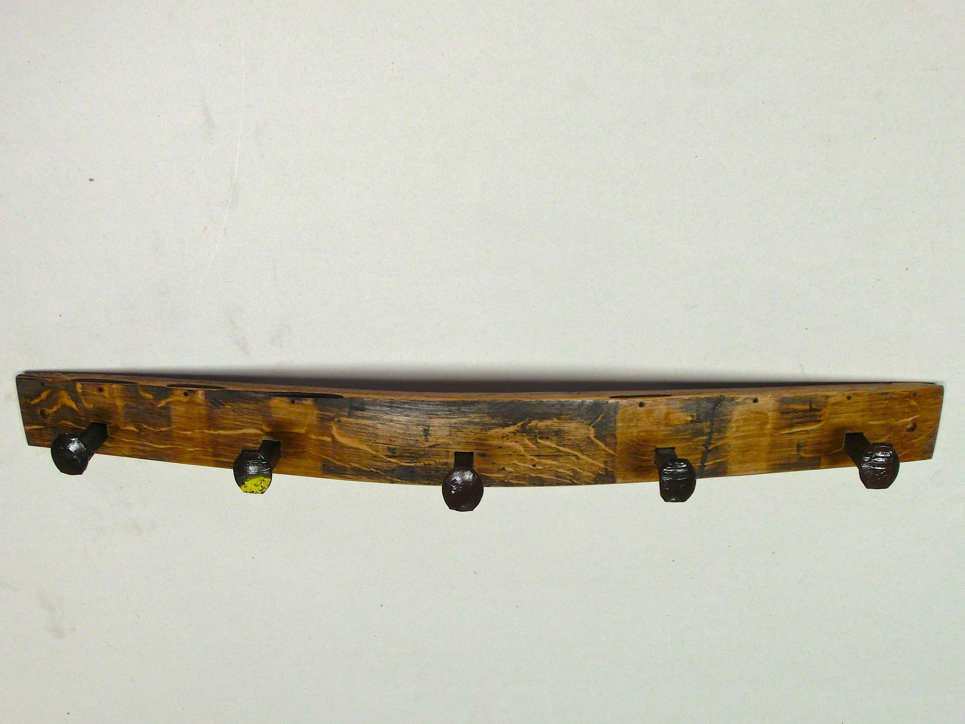 Hand Made Jackie Rr Barrel Stave Coat Rack by Colorado Barrel Designs