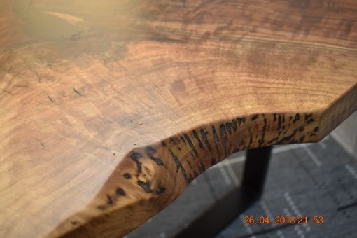 Custom Made Live Edge Walnut Table Or Desk