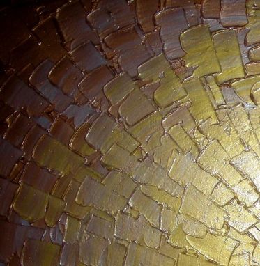 Custom Made Abstract Gold Original Metallic Textured Painting By Lafferty - 24 X 36