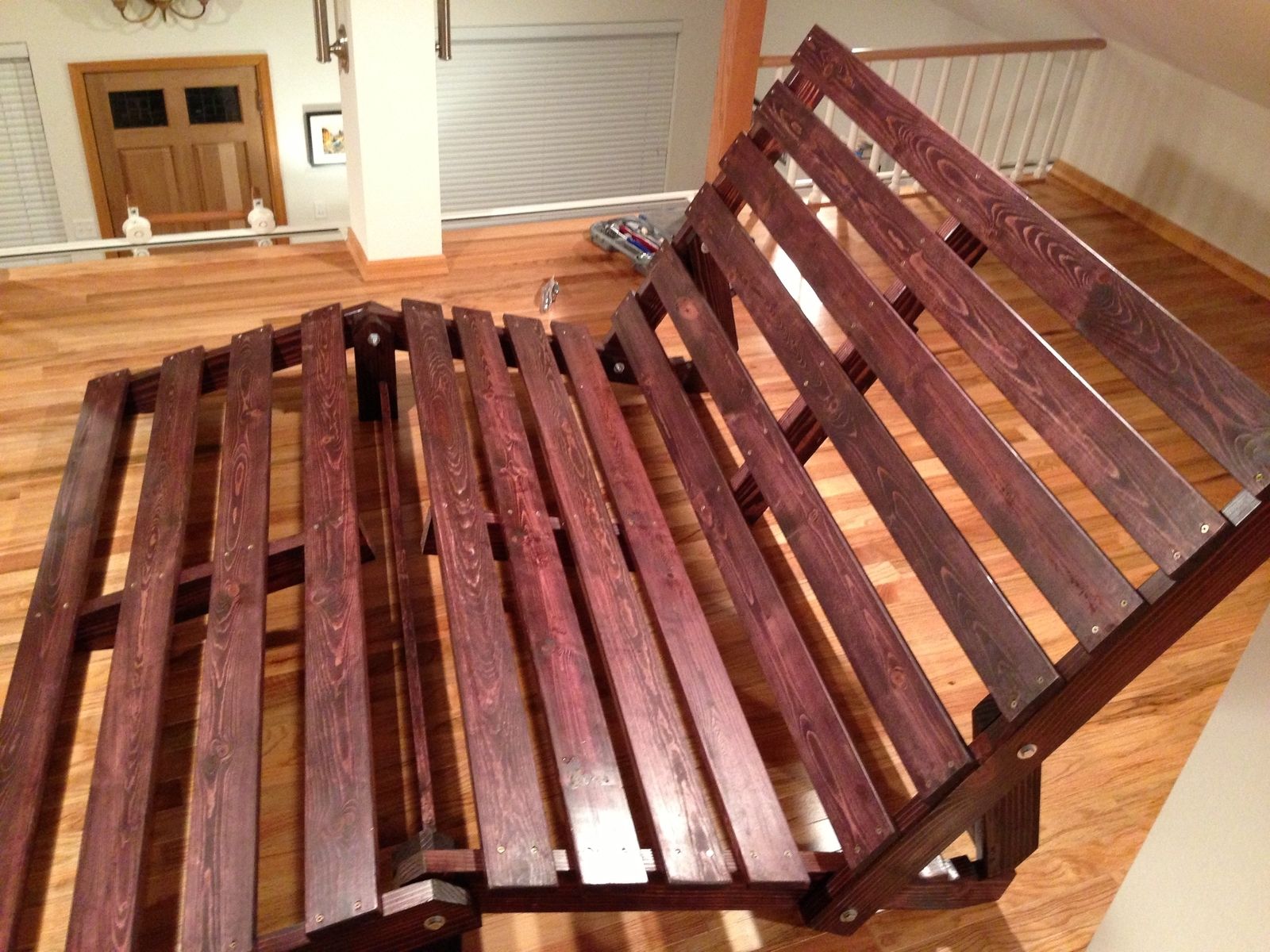 Hand Crafted Chaise Lounger / Futon Frame by Emerald City Crafts