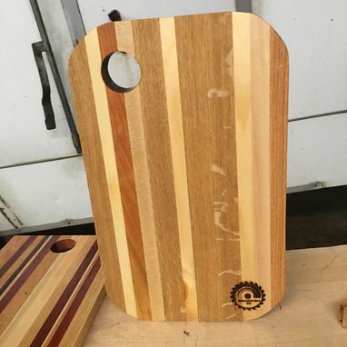 Custom Made Multi-Domestic Species End Grain Cutting Board