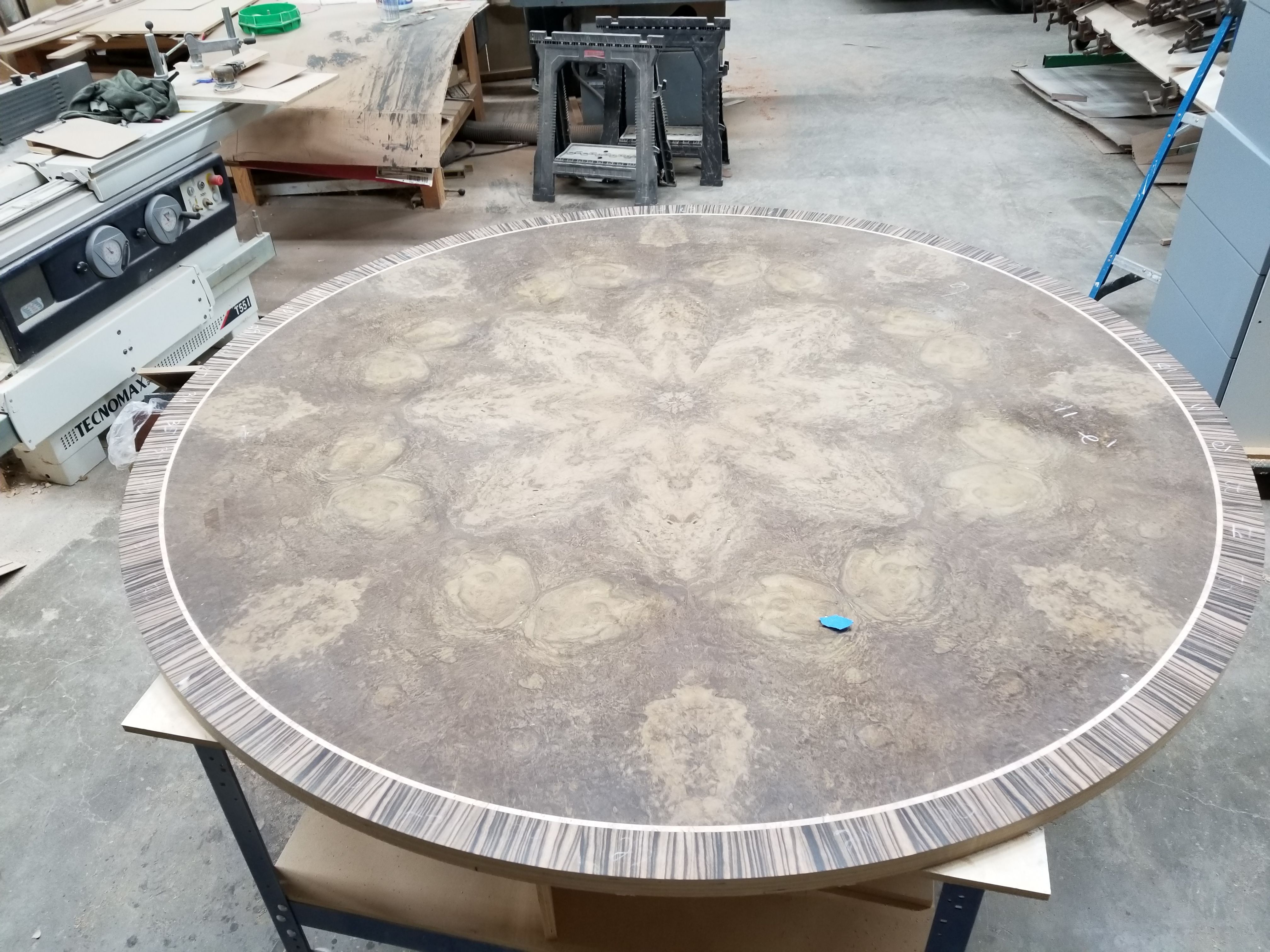 Custom Made Modern Exotic Wood Table by Kirk Kreations | CustomMade.com