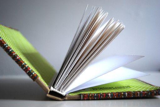 Custom Made Handbound Book With Original Fabric