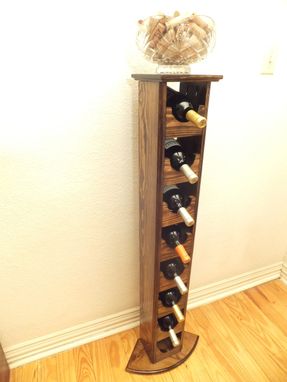 Skinny wine rack outlet floor