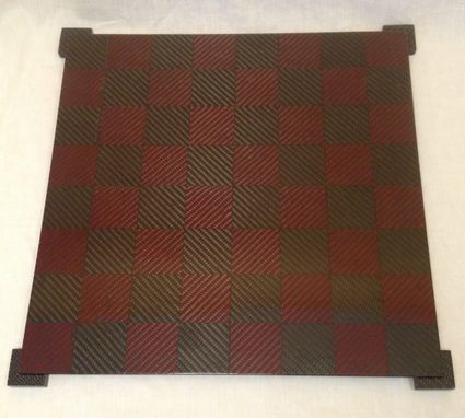 Custom Made Carbon Fiber Chess Board - Large