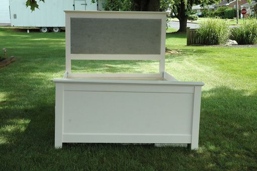 Custom Made Queen Painted Trundle / Storage Bed