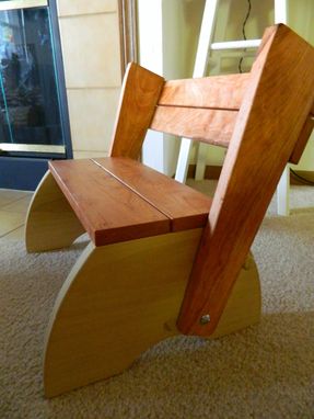 Custom Made Child's Chair And Stool