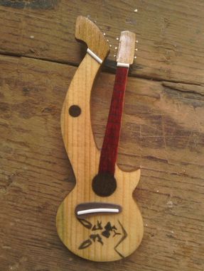 Custom Made Harp Guitar Christmas Tree Ornament