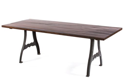 Custom Made The Williamsburg Reclaimed Wood Dining Table - Dark Walnut