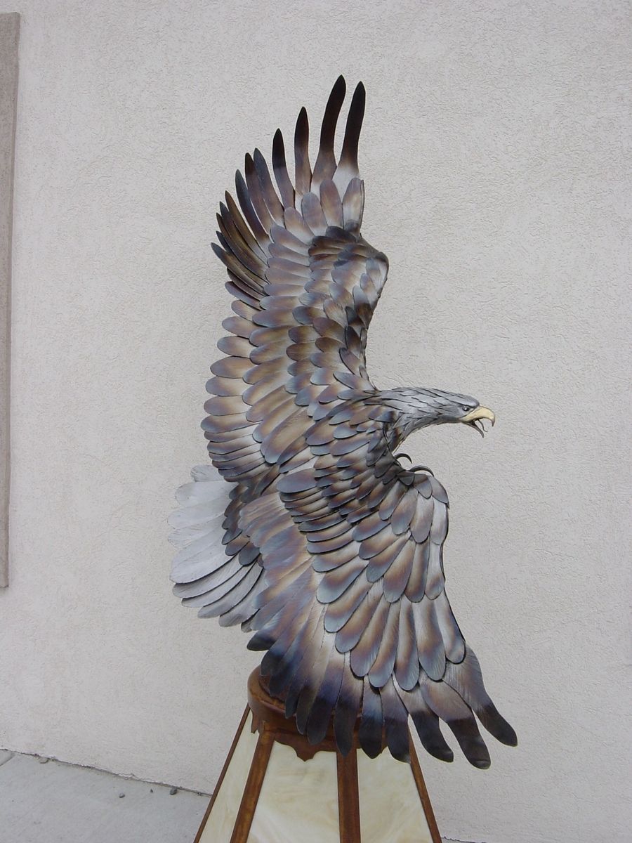 Handmade Eagle Scullpture by Reflections From The Forge | CustomMade.com