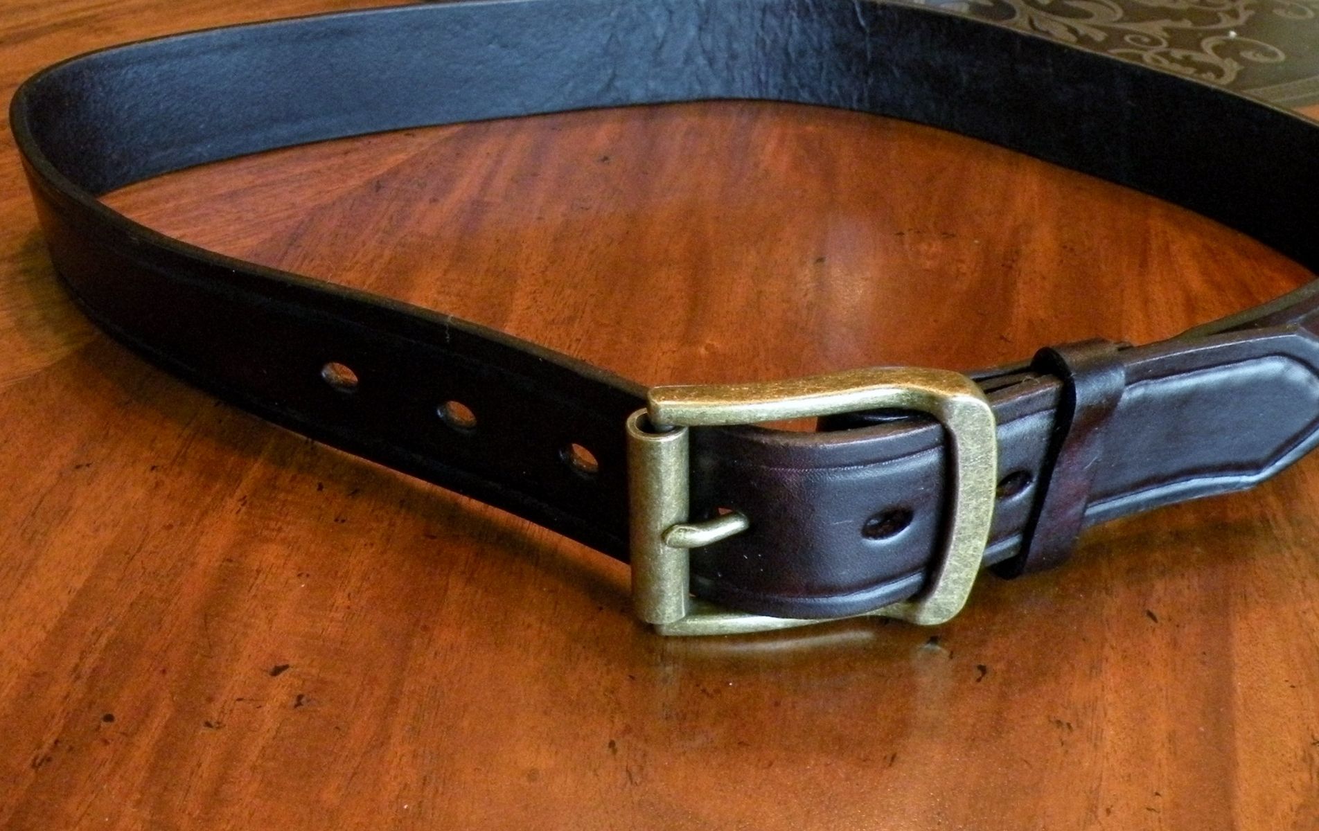 Handmade Leather Belt by Rics Leather | CustomMade.com