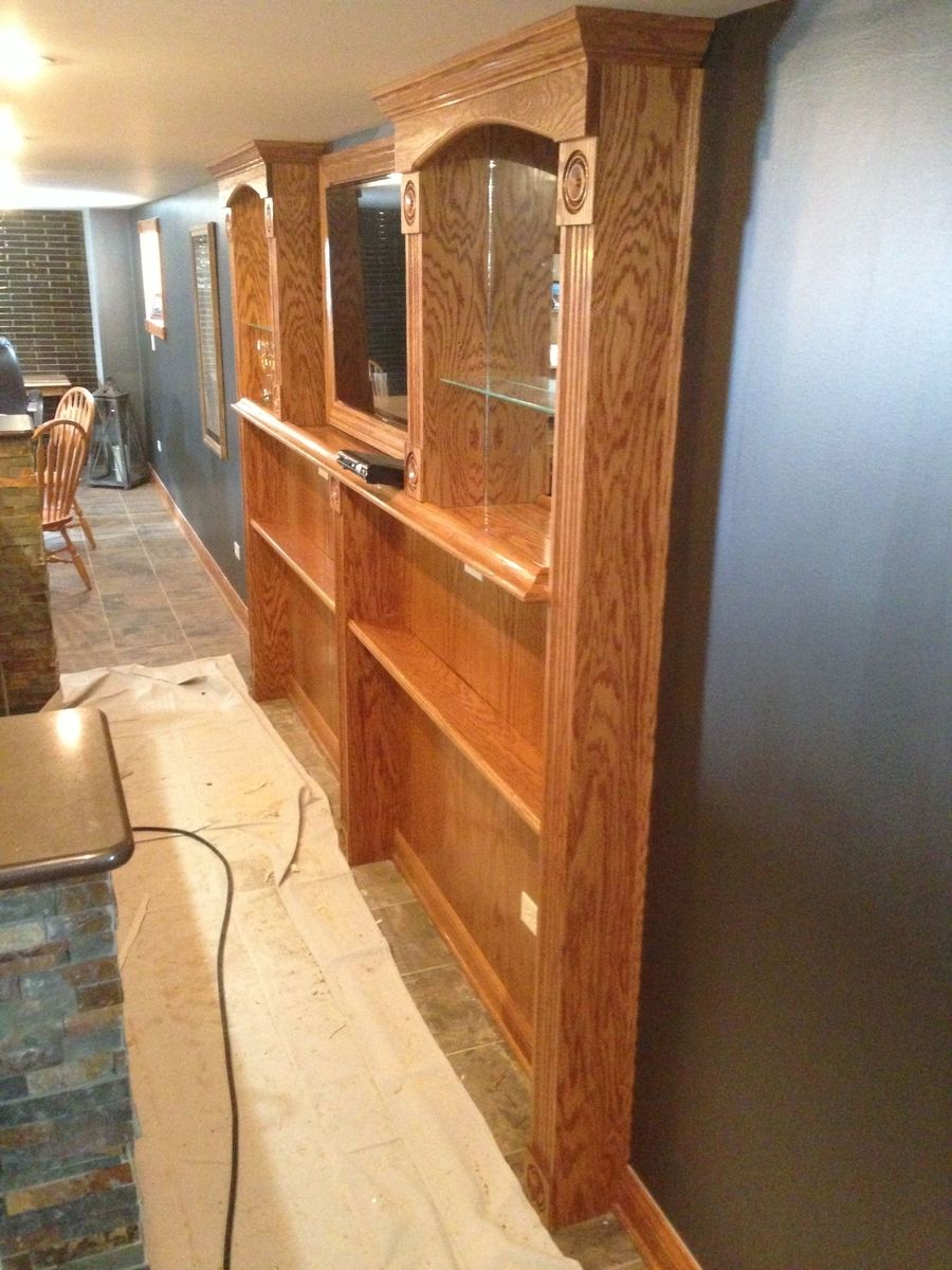 Hand Crafted Behind Bar Shelving And Drink Ledge by MAD Woodwork
