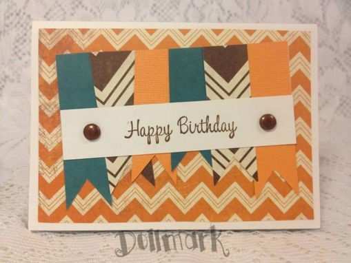 Custom Made Handmade Greeting Cards "Birthday" For Boys And Men