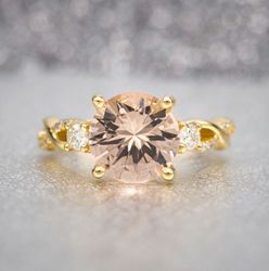 morganite engagement ring