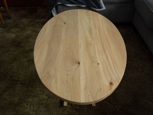 Custom Made Modern Oval Coffee Table