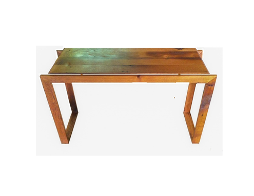 Custom Made Reclaimed Oak Barnwood Console Table