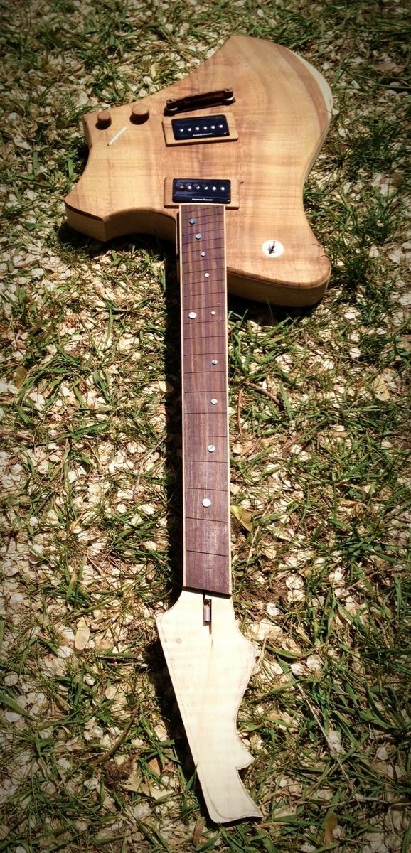 Hand Made Custom Ergonomic Electric Guitar by Dan Hehnke Electric