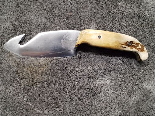 Custom Made Skinner Knife With Gut Hook