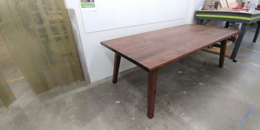 Custom Made Massive Solid Walnut Dining Table
