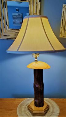 Custom Made Something Old, Something New Table Lamp