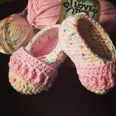 Custom Made Strappy Crochet Baby Booties