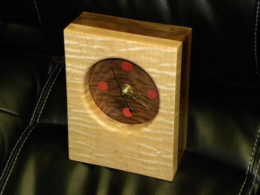 Custom Made Exotic Wood Clock