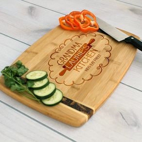 Grandma's Kitchen  Personalized Cutting Boards - Etchey