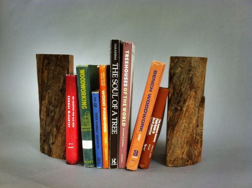 Custom Made Redwood Book Ends