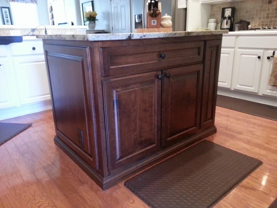 Custom Made Kitchen Island by Buchanan Family Arts