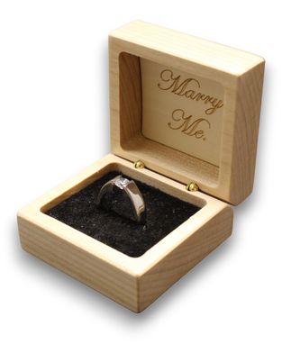 Custom Made Inlaid Penguins In Maple Box. Free Engraving And Shipping. Rb-28