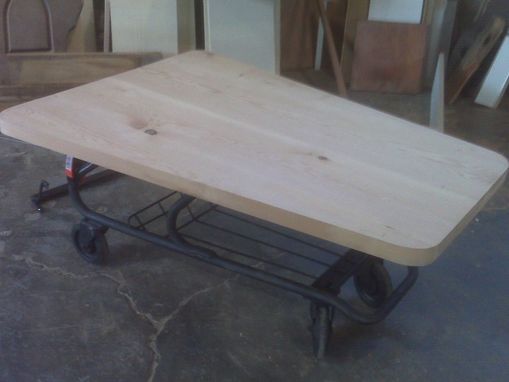 Custom Made Shopping Cart Coffee Table