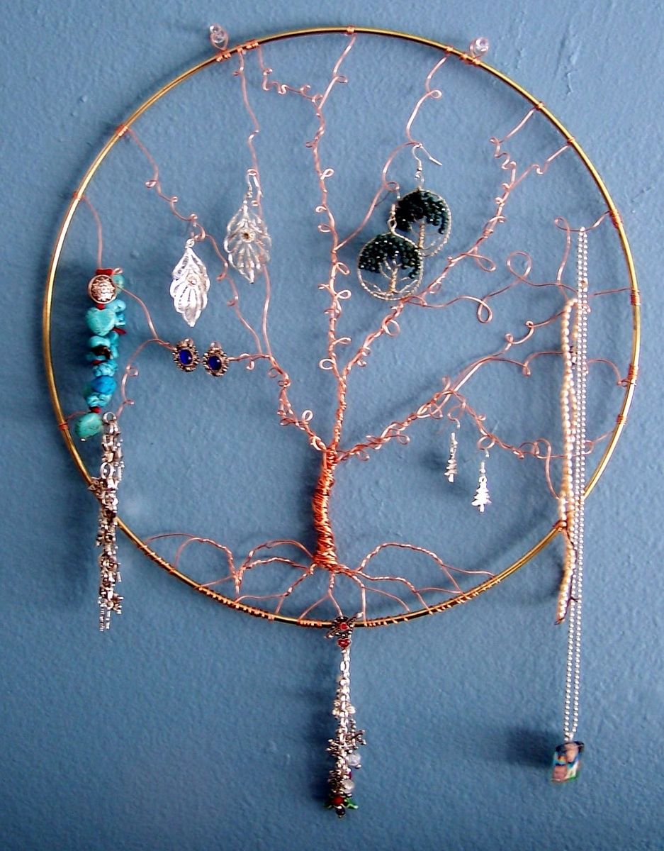 Tree of Life KeyChain Vintage Handmade Art Key Chains Life Tree