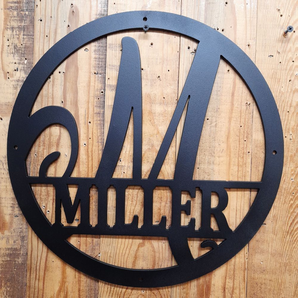 Buy Hand Made Monogram Sign, made to order from Juno Ironcraft LLC ...