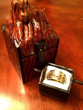 Custom Made Custom Engagement Ring/Wedding Ring Box